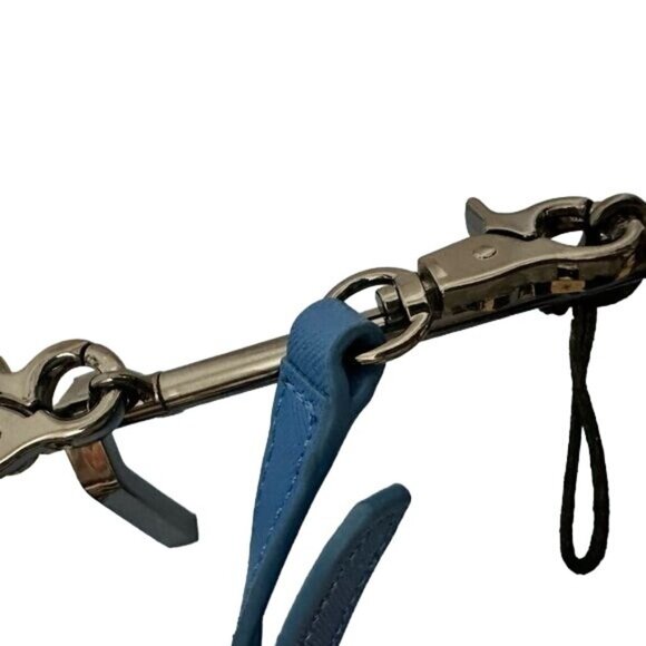 Botkier Lennox Blue White Plaid Purse Handbag Lunchbox NWOT - Picture 7 of 11